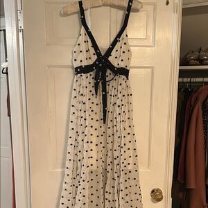 Maeve Black and White Dress